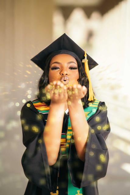 Graduation cap and gown photograph — Detroit graduation photographer (4)